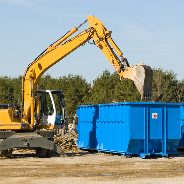 are there any restrictions on where a residential dumpster can be placed in Zayante CA